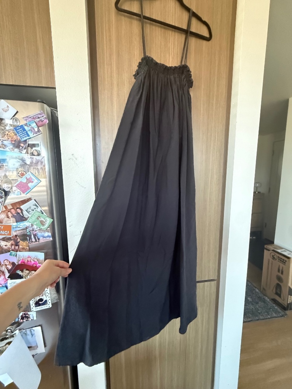 & Other Stories floaty strappy midi dress